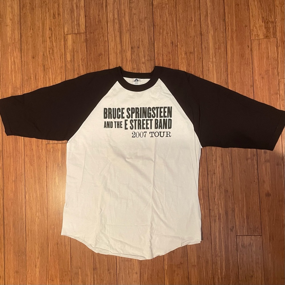 Vintage 2007 Bruce Springsteen Magic Tour baseball tee, never worn, size XL.